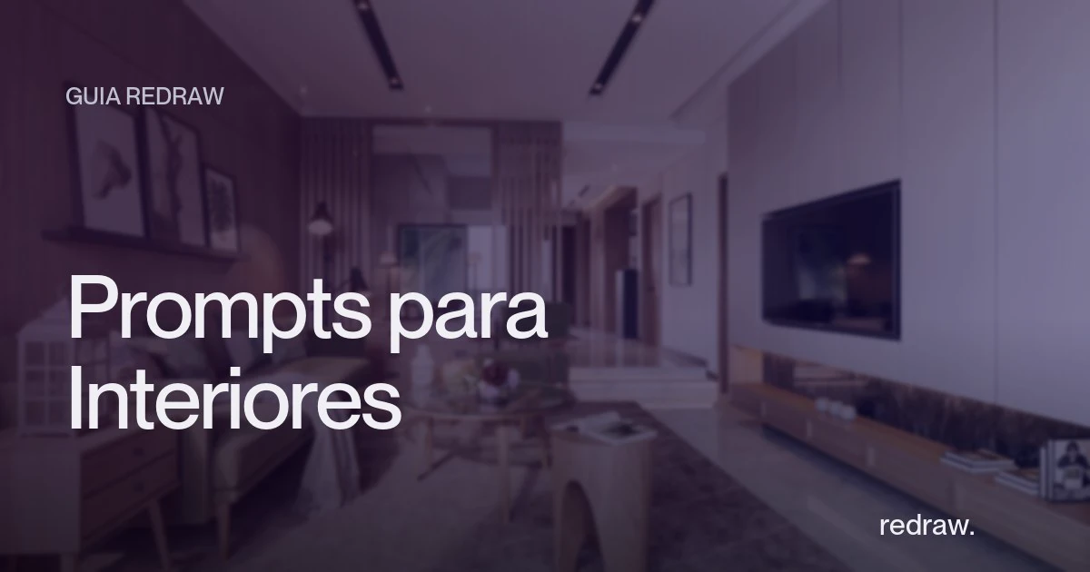 Guia Completo de Prompts para Render de Interiores com IA