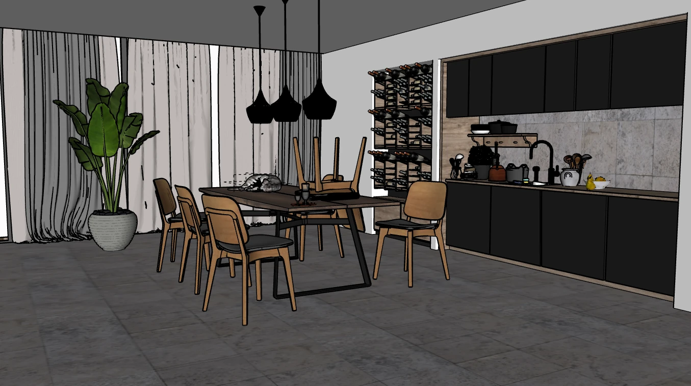 SketchUp after general clean-up
