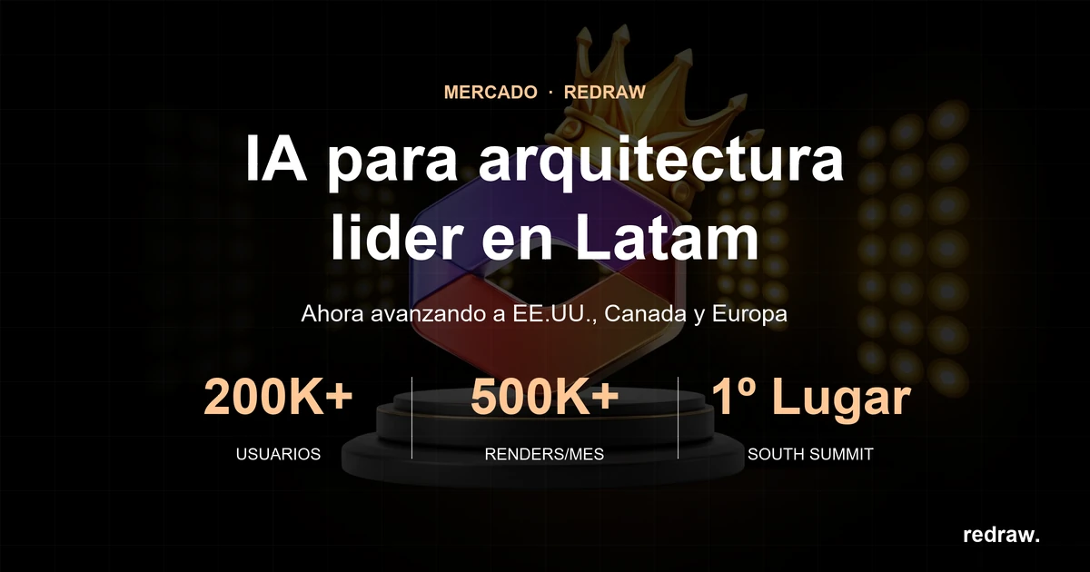 Redraw — mejor IA para arquitectura y renderización en América Latina